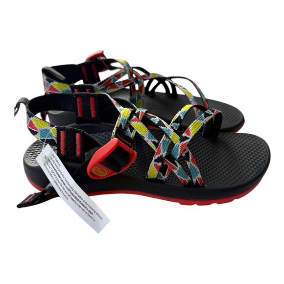 Chaco ZX1 Ecotread Colorful Camper Multicolor Strappy Water Friendly Sandals NWT - Picture 7 of 10